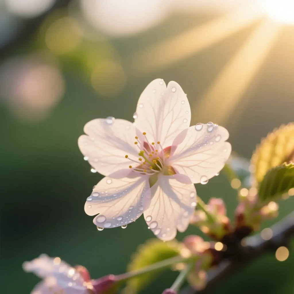 A flower is a whisper of beauty