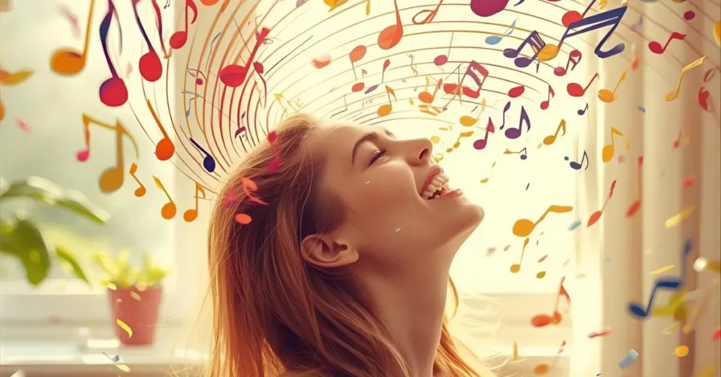 Her laughter is music