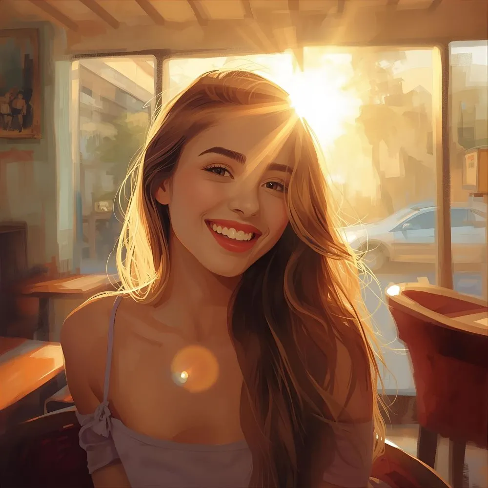 Her smile was sunshine