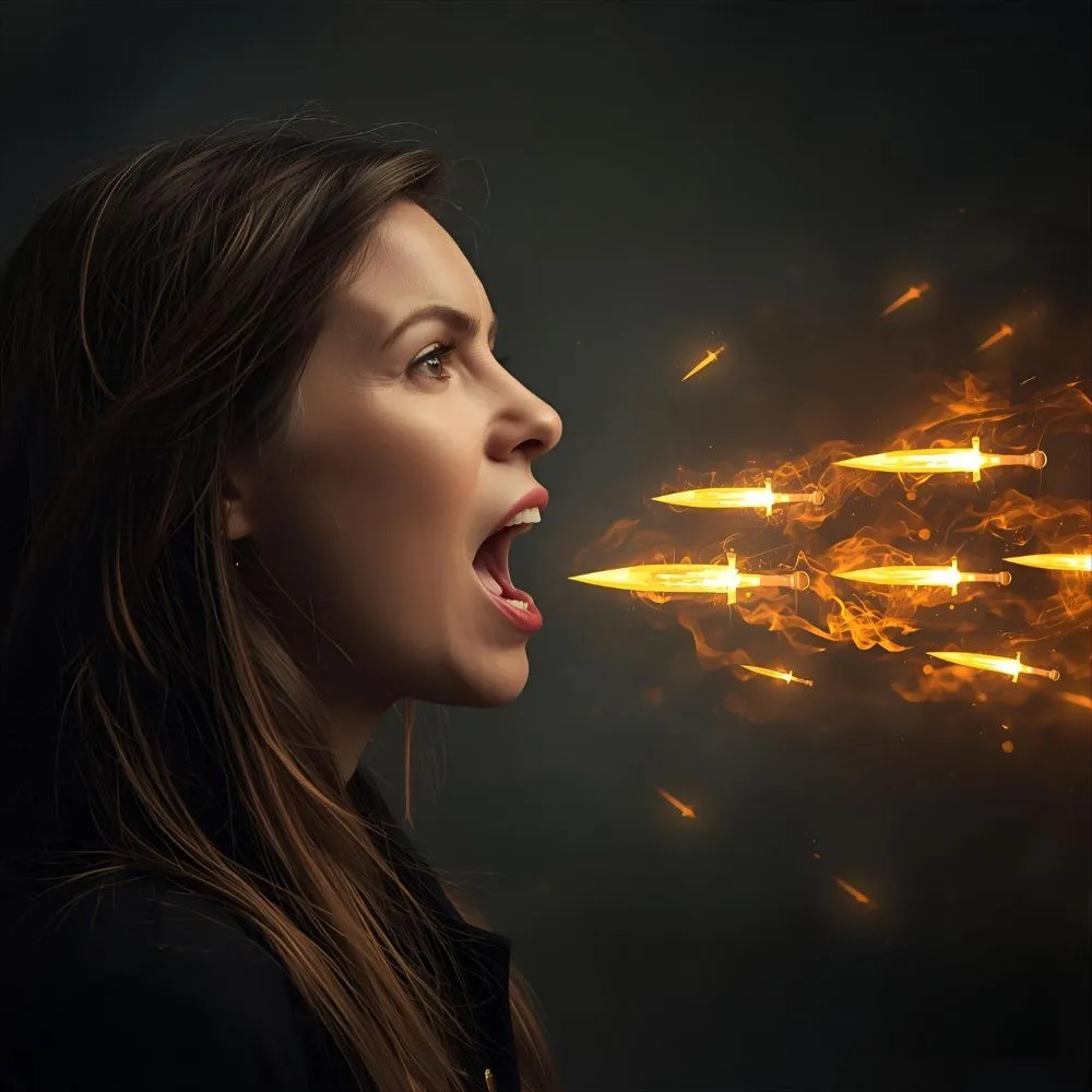 Her words were daggers