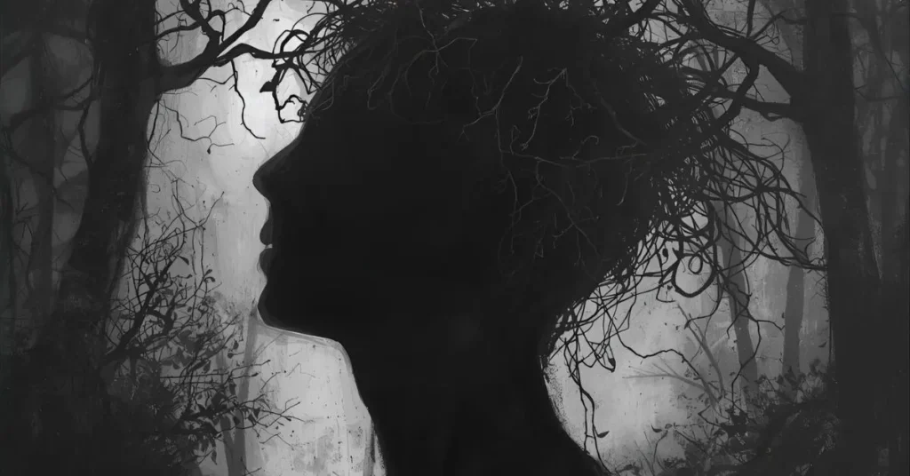 My thoughts are tangled vines