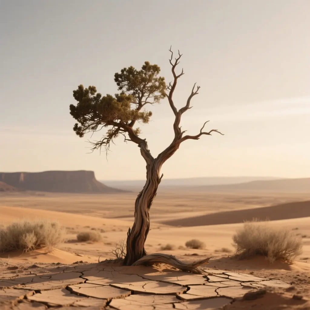 whisper of humanity in a vast silence