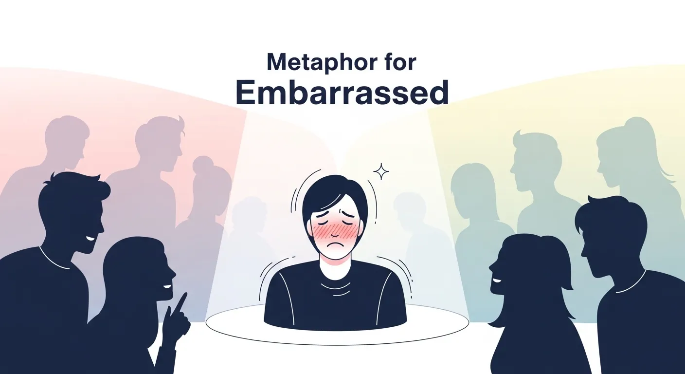 Metaphor for Embarrassed