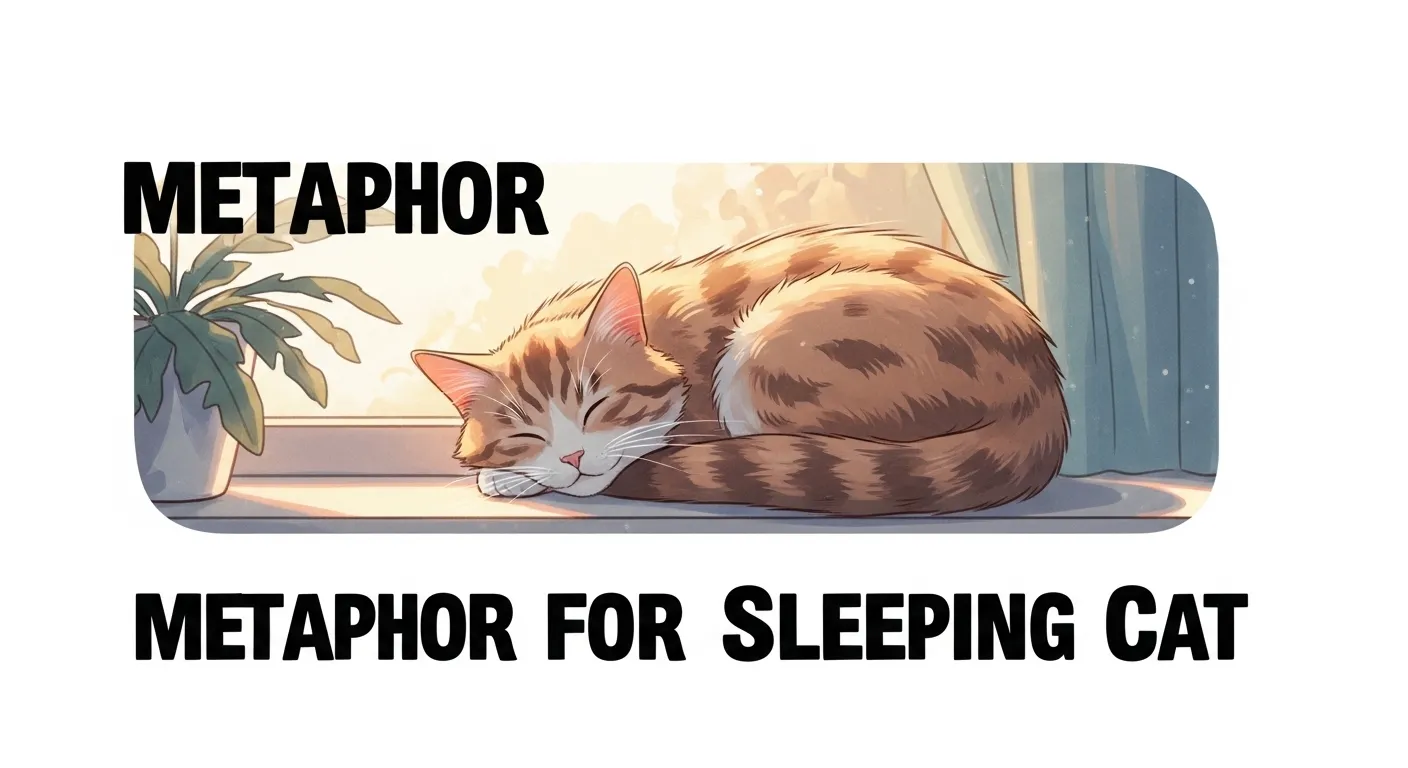 Metaphor for Sleeping Cat